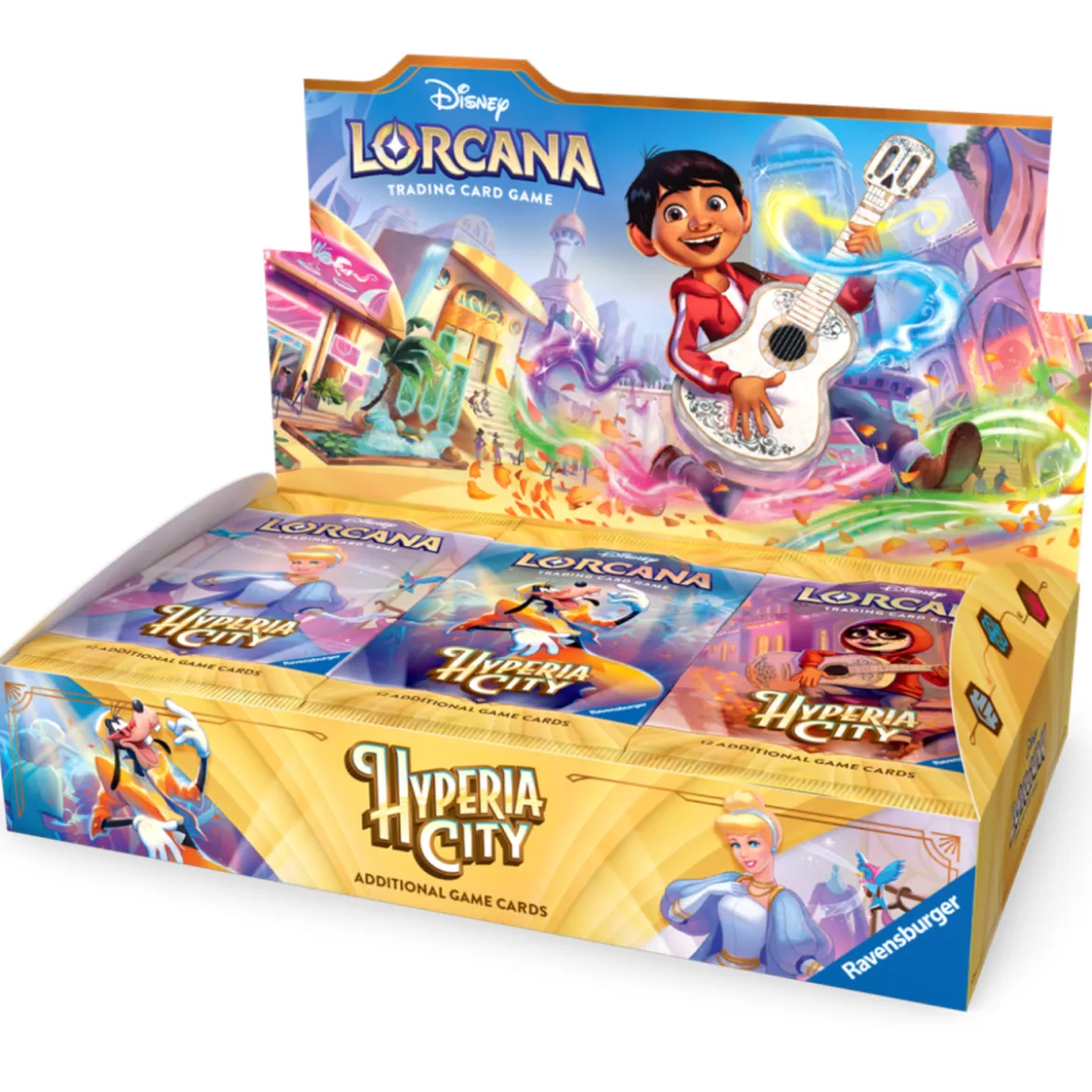 Disney Lorcana: Hyperia City - Display mit 24 Booster Packs (englisch) VORVERKAUF
