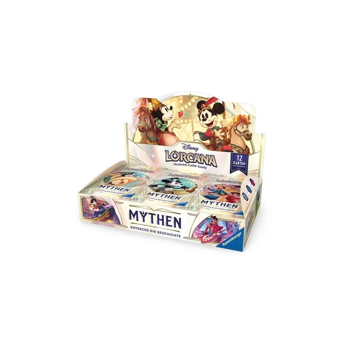 Disney Lorcana: Mythen - Display mit 24 Booster Packs (deutsch)