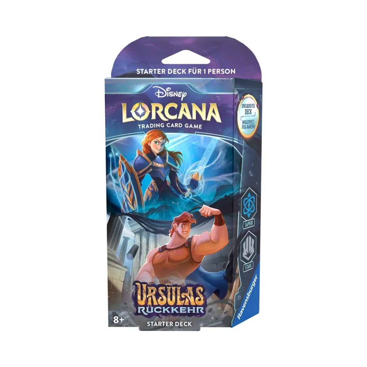 Disney Lorcana: Ursulas Rückkehr - Starter Deck Saphir und Stahl (deutsch)