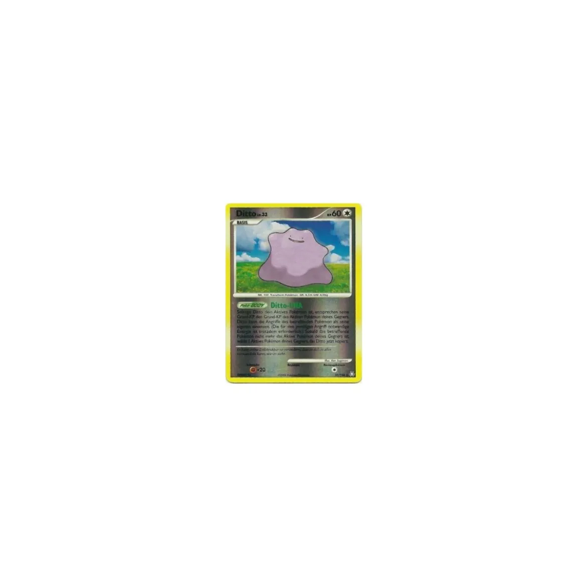 Ditto Lv.33 027/146 Reverse Holo