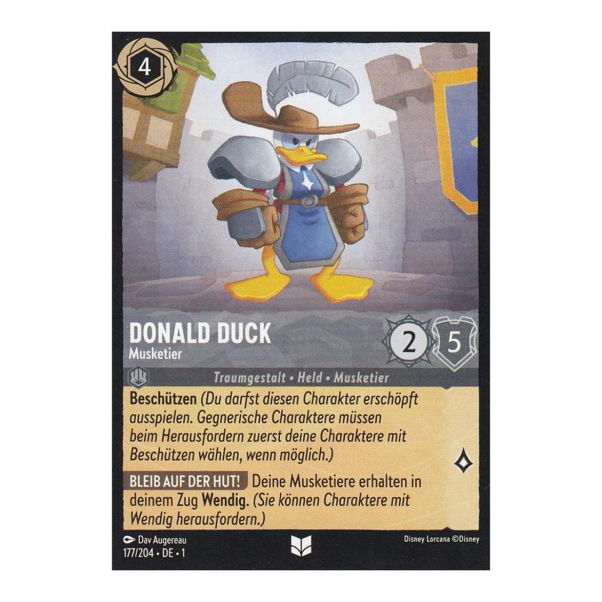 Donald Duck - Musketier Holo 177/204