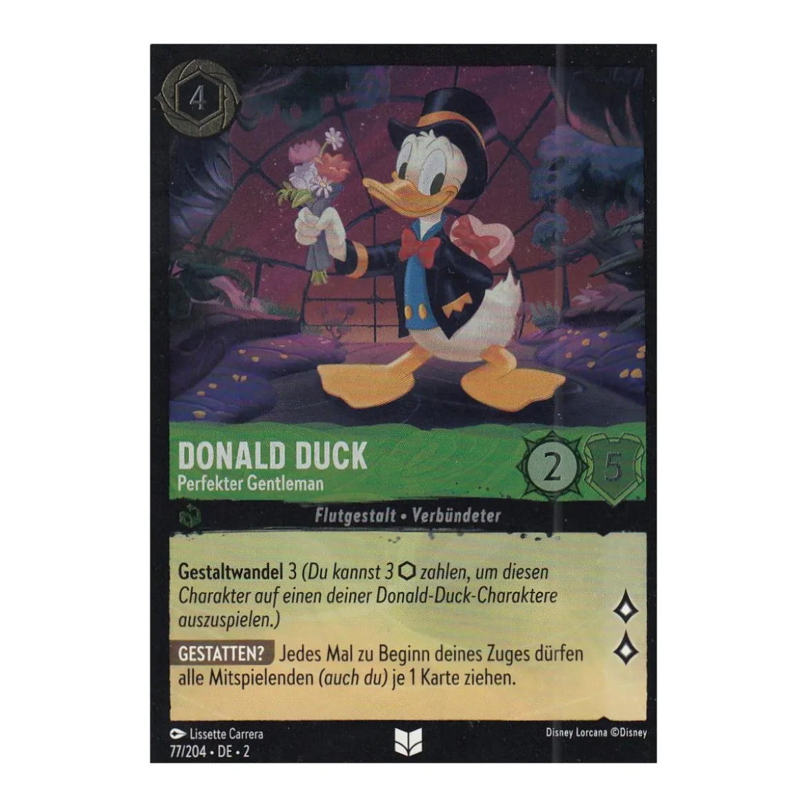 Donald Duck - Perfekter Gentleman Holo 077/204