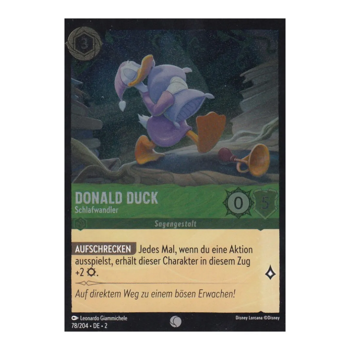 Donald Duck - Schlafwandler Holo 078/204