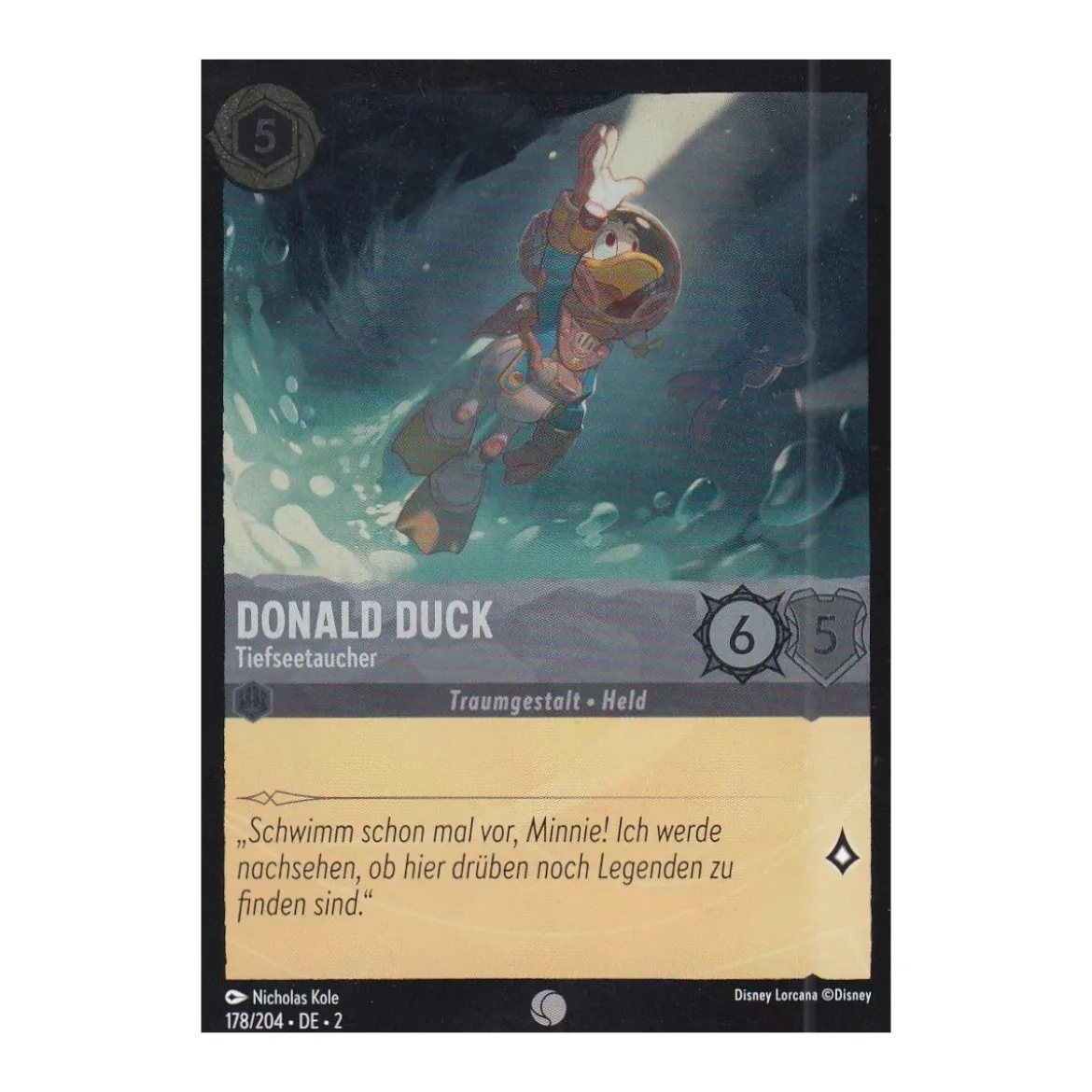 Donald Duck - Tiefseetaucher Holo 178/204
