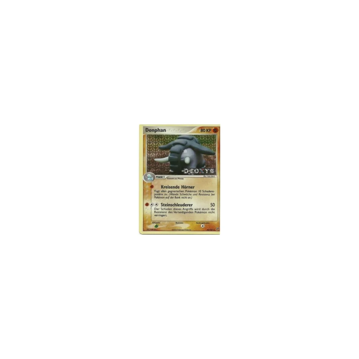 Donphan REVERSE HOLO