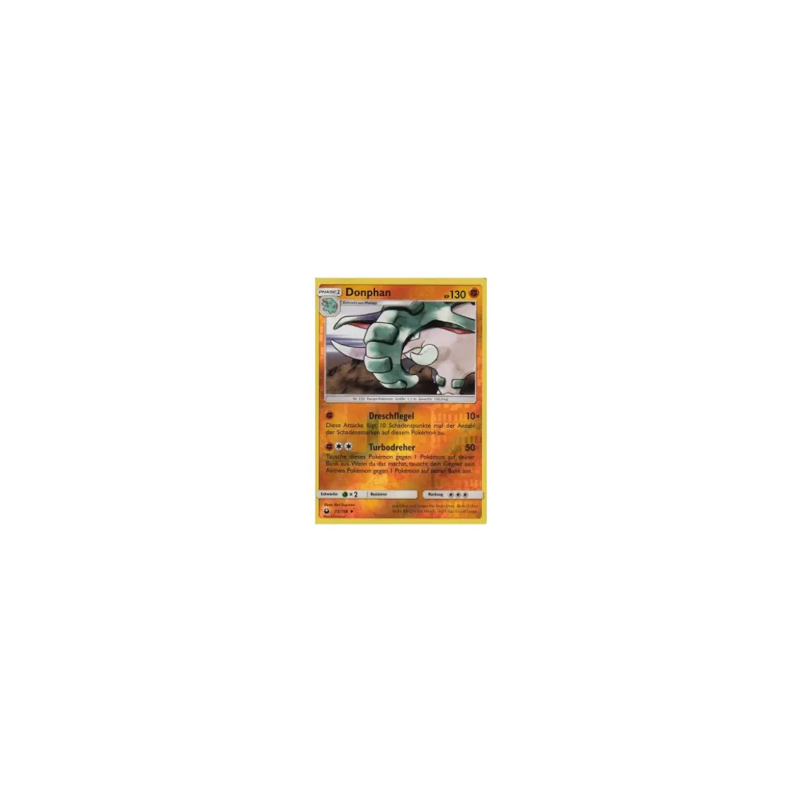 Donphan 073/168 REVERSE HOLO
