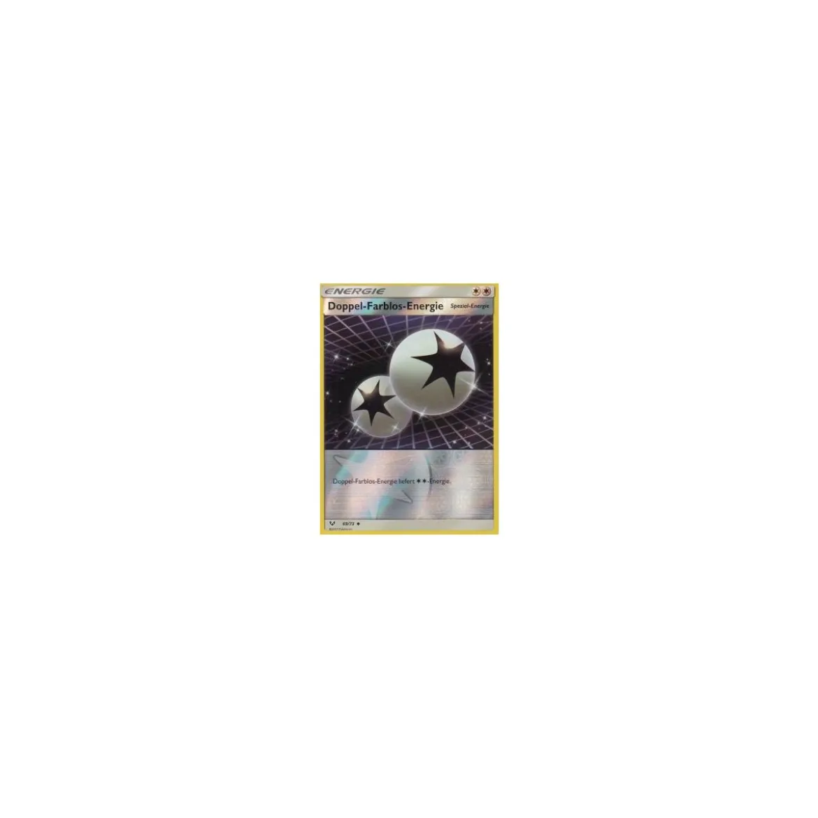 Doppel-Farblos-Energie 069/73 REVERSE HOLO