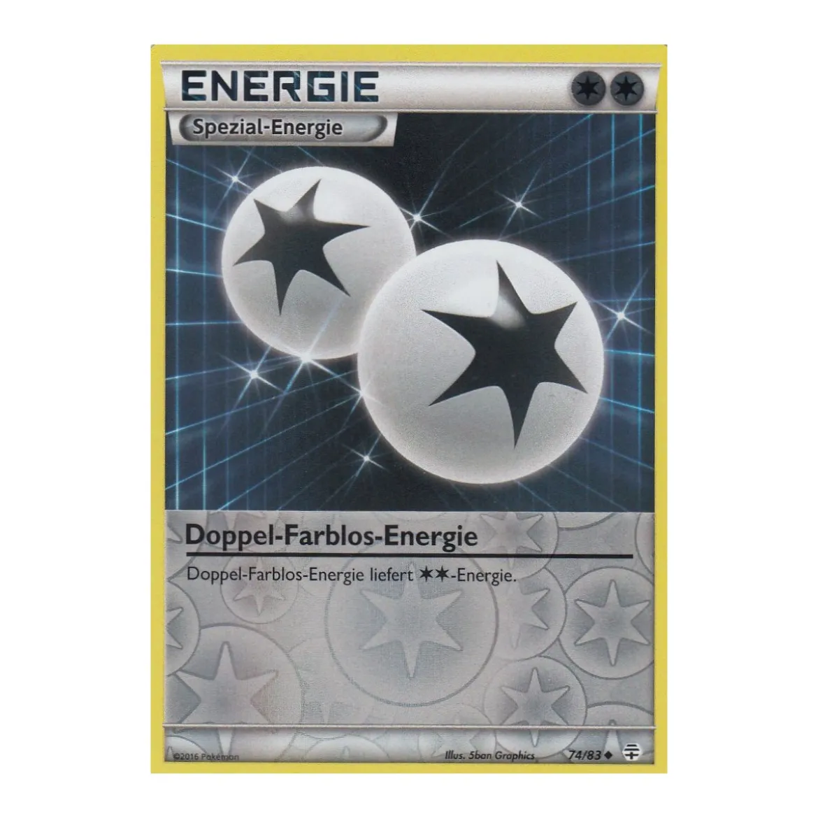 Doppel-Farblos-Energie 74/83 REVERSE HOLO