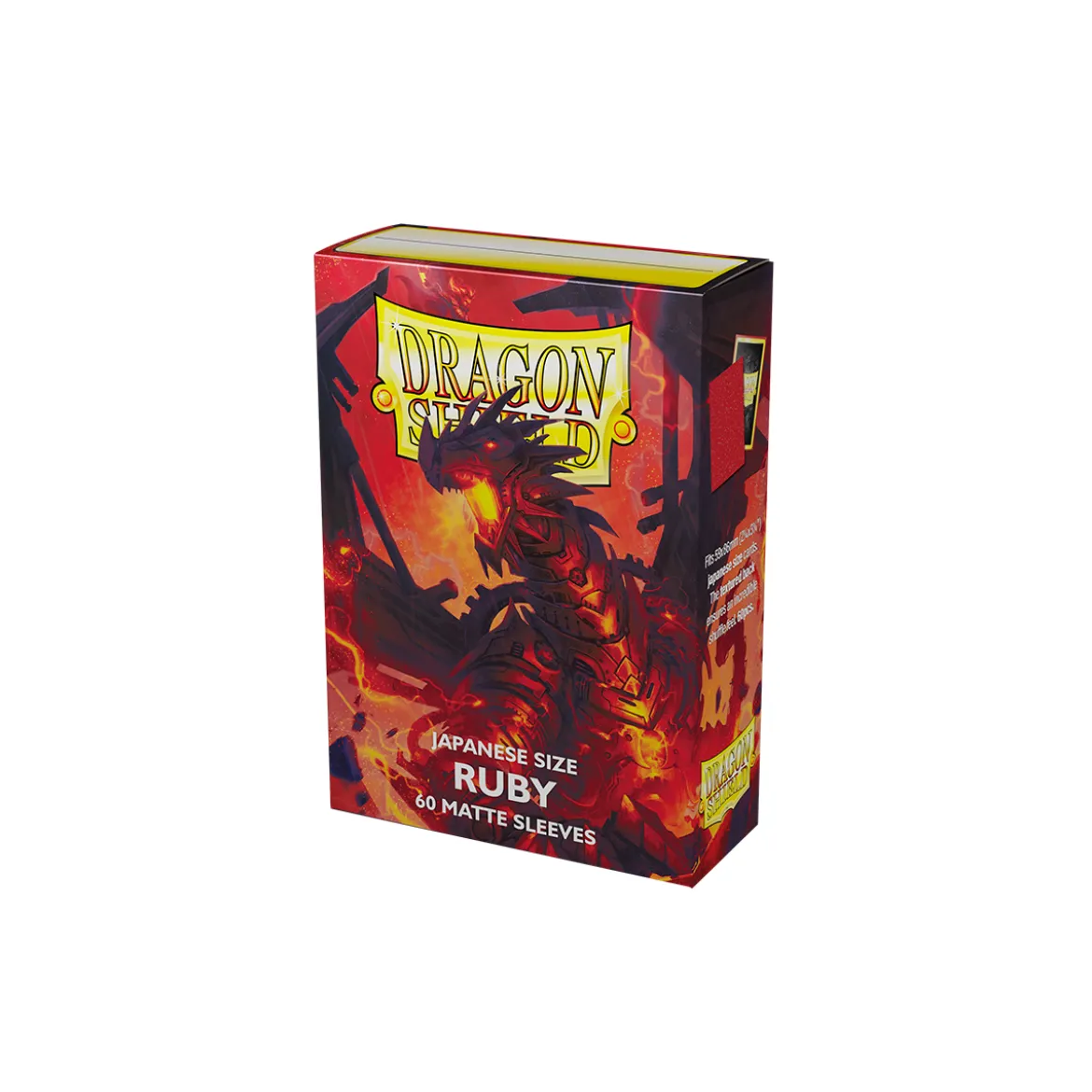 Dragon Shield Japanese Size Sleeves - Ruby (60 Matte Kartenhüllen)