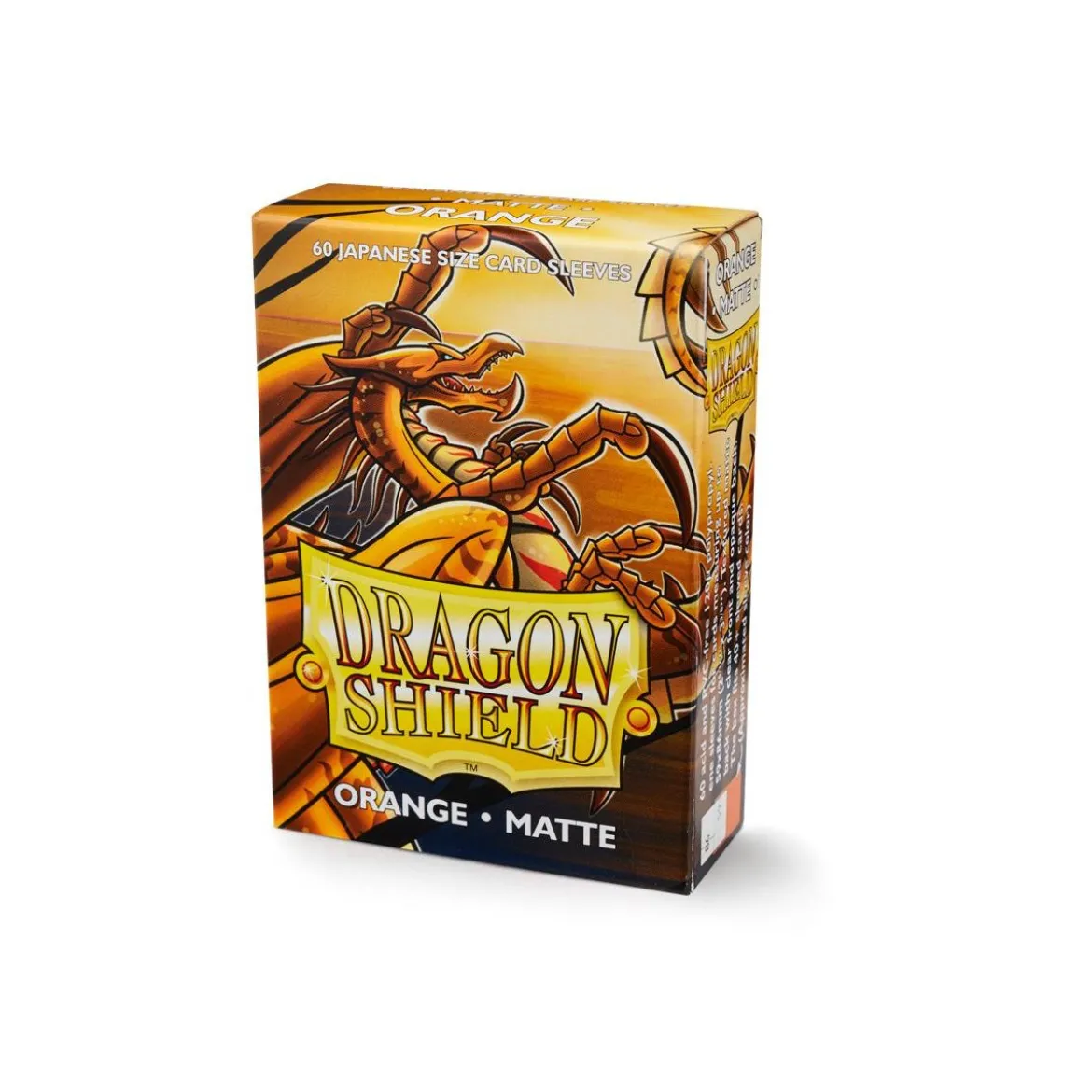 Dragon Shield Japanese Size Sleeves - Orange (60 Matte Kartenhüllen)