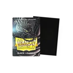 Dragon Shield Japanese Size Sleeves - Classic Black (60 Kartenhüllen)