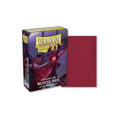 Dragon Shield Japanese Size Sleeves - Blood Red (60 Matte Kartenhüllen)