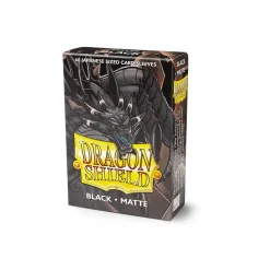 Dragon Shield Japanese Size Sleeves - Black (60 Matte Kartenhüllen)