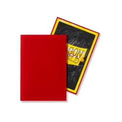 Dragon Shield Japanese Size Sleeves - Crimson (60 Matte Kartenhüllen)