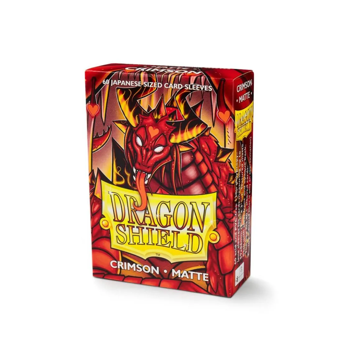 Dragon Shield Japanese Size Sleeves - Crimson (60 Matte Kartenhüllen)