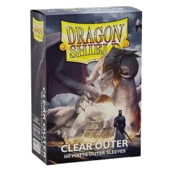 Dragon Shield Matte Clear Outer Sleeves (100 Matte Standard Kartenhüllen)