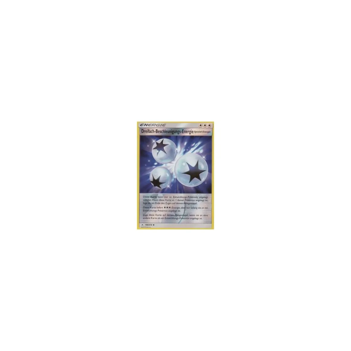 Dreifach-Beschleunigungs-Energie 190/214 REVERSE HOLO