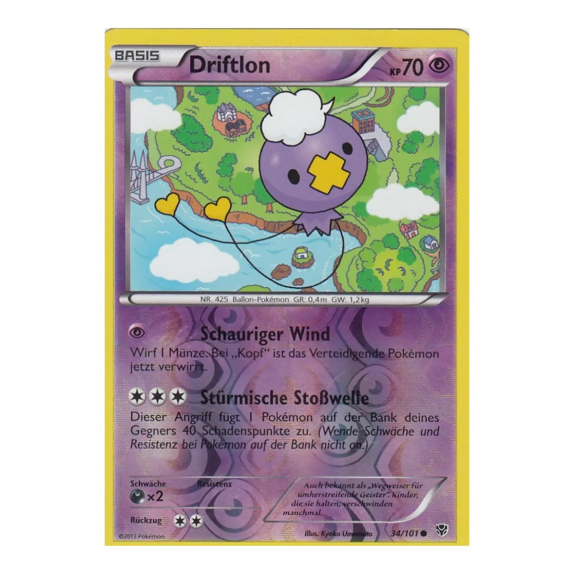 Driftlon 034/101 REVERSE HOLO