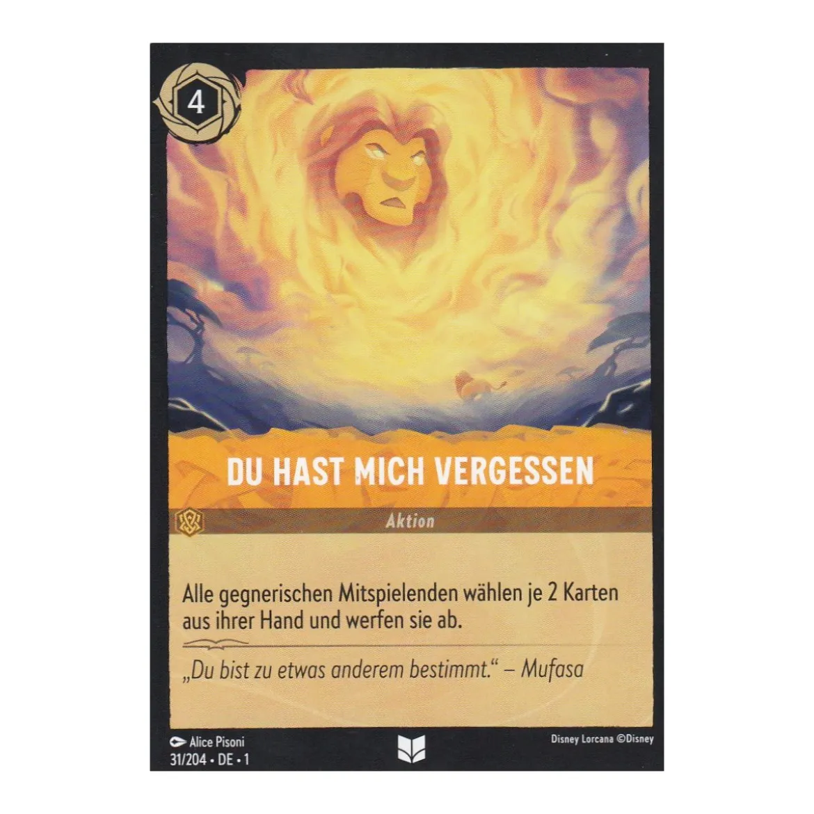 Du Hast Mich Vergessen Holo 31/204