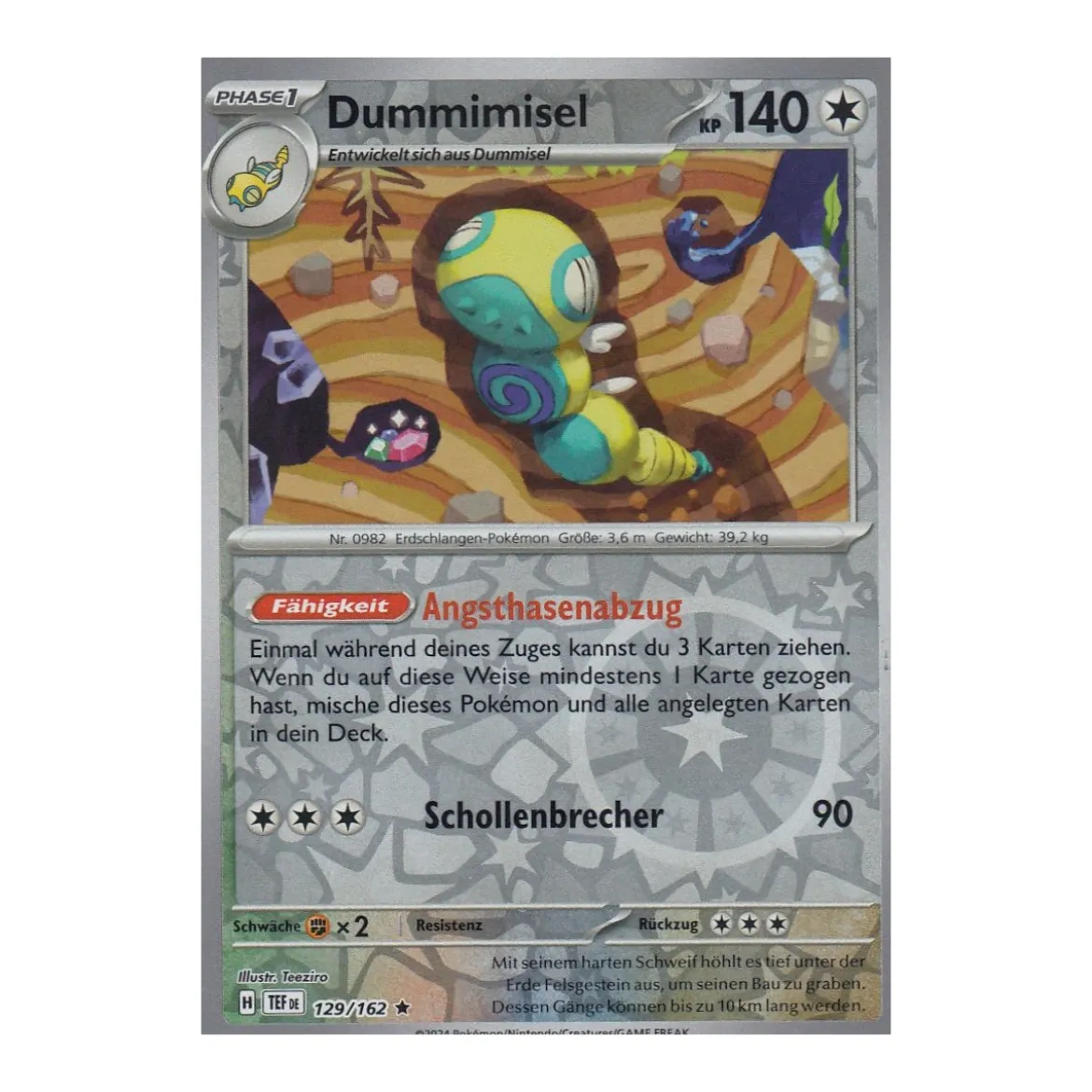 Dummimisel 129/162 Holo REVERSE HOLO