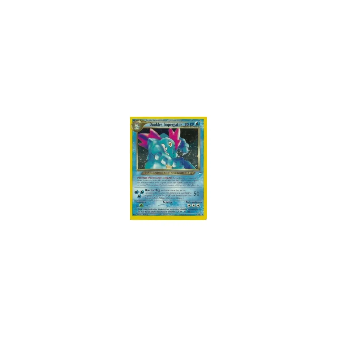 Dunkles Impergator 5/105 HOLO BESPIELT