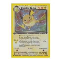 Dunkles Raichu 83/82 1. Edition HOLO BESPIELT