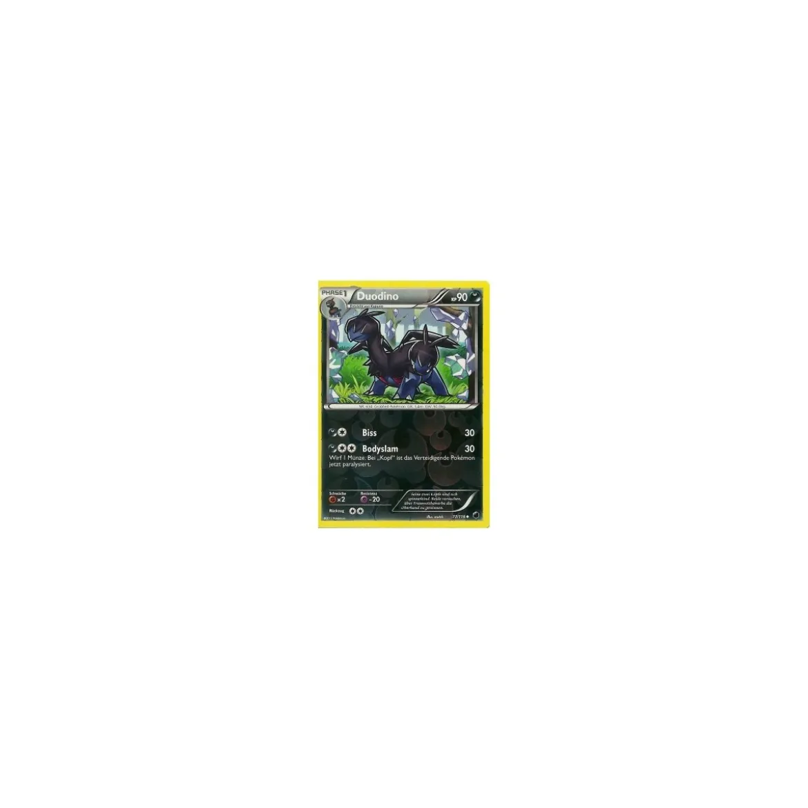 Duodino 077/116 REVERSE HOLO