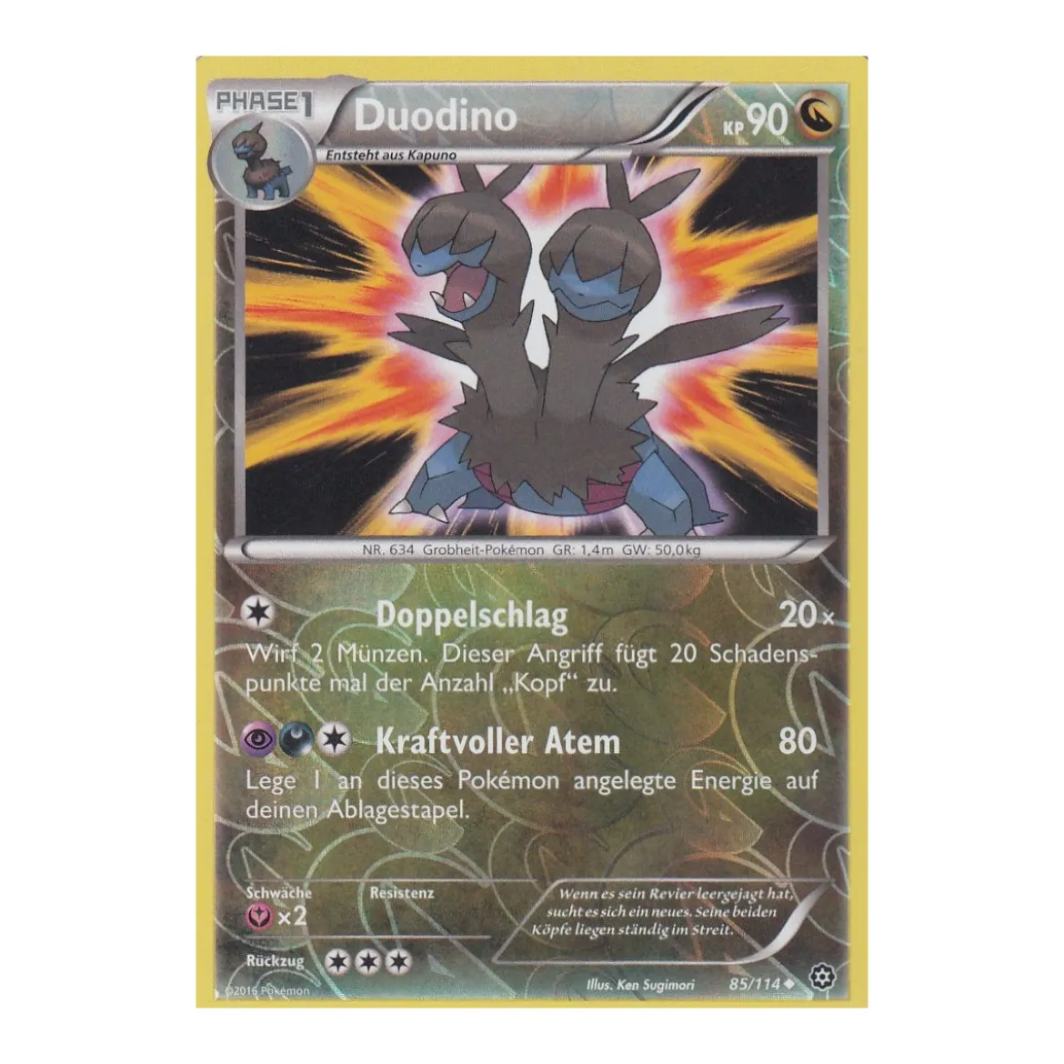 Duodino 085/114 REVERSE HOLO