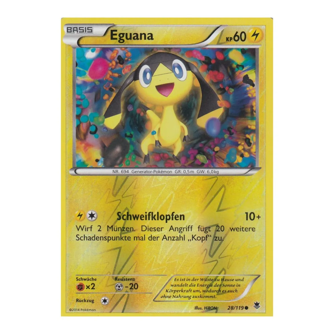 Eguana 028/119 REVERSE HOLO