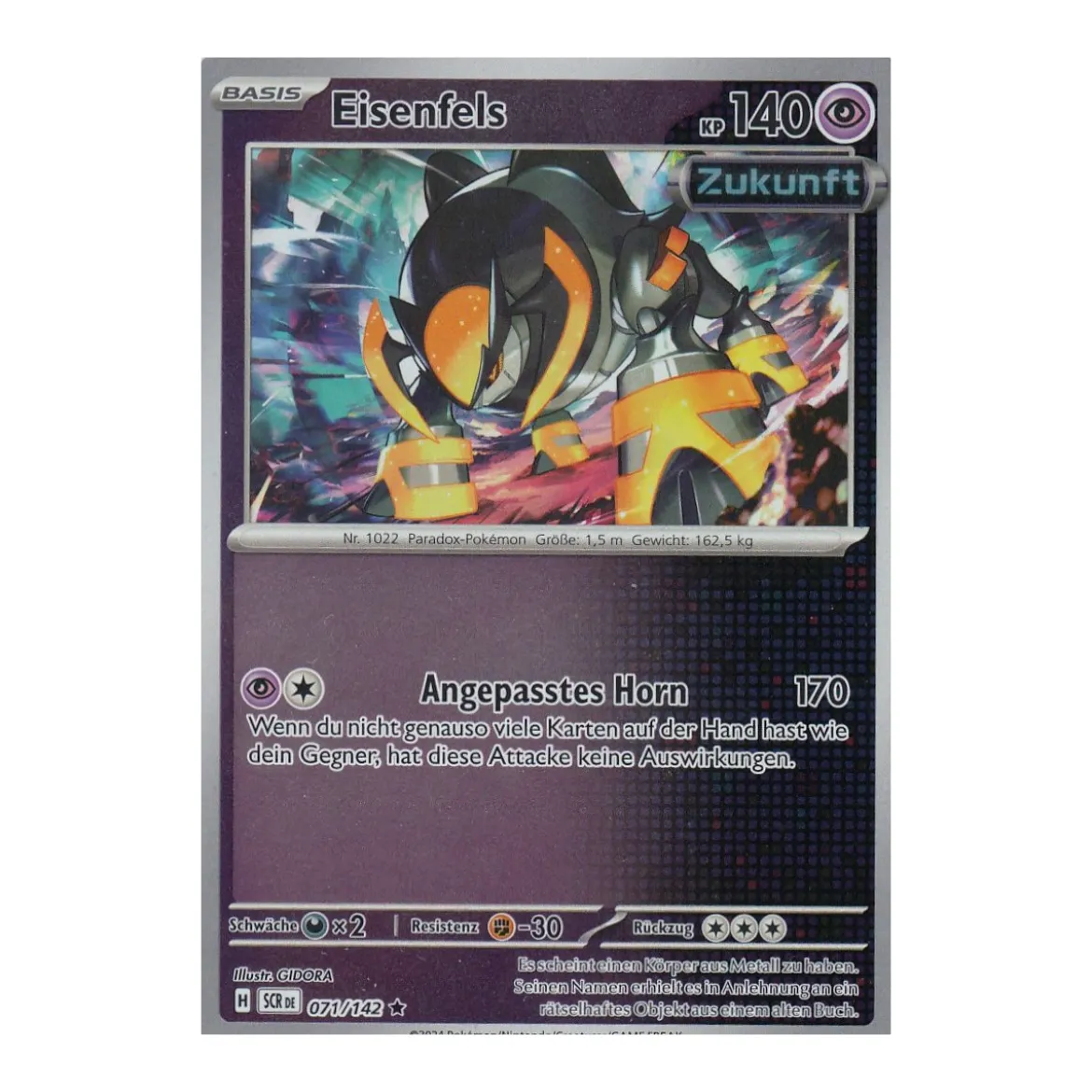 Eisenfels 071/142 Holo REVERSE HOLO