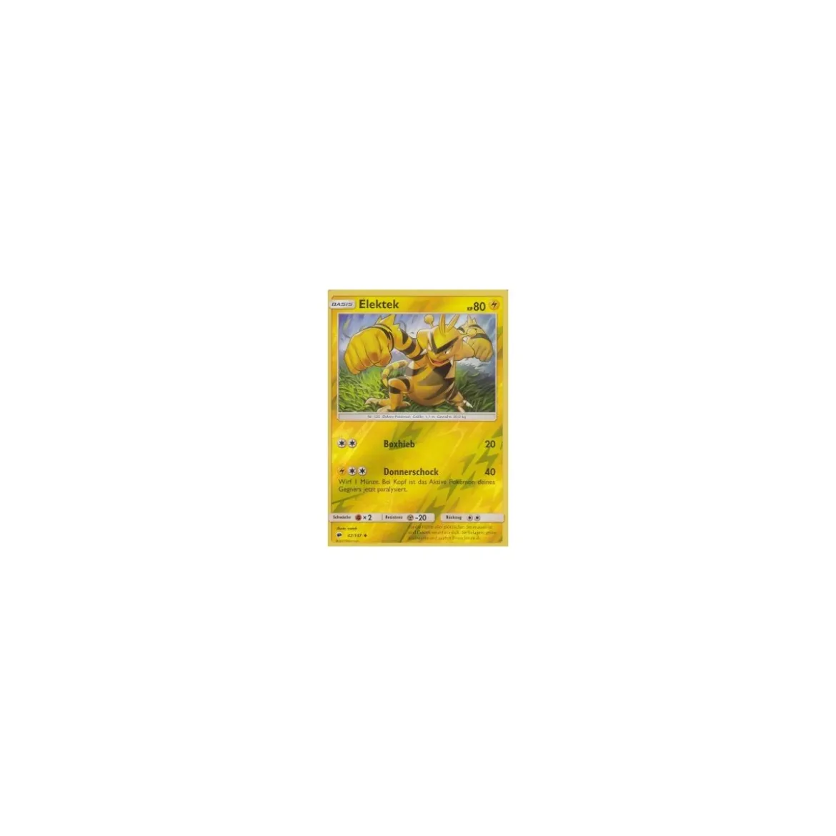 Elektek 042/147 REVERSE HOLO