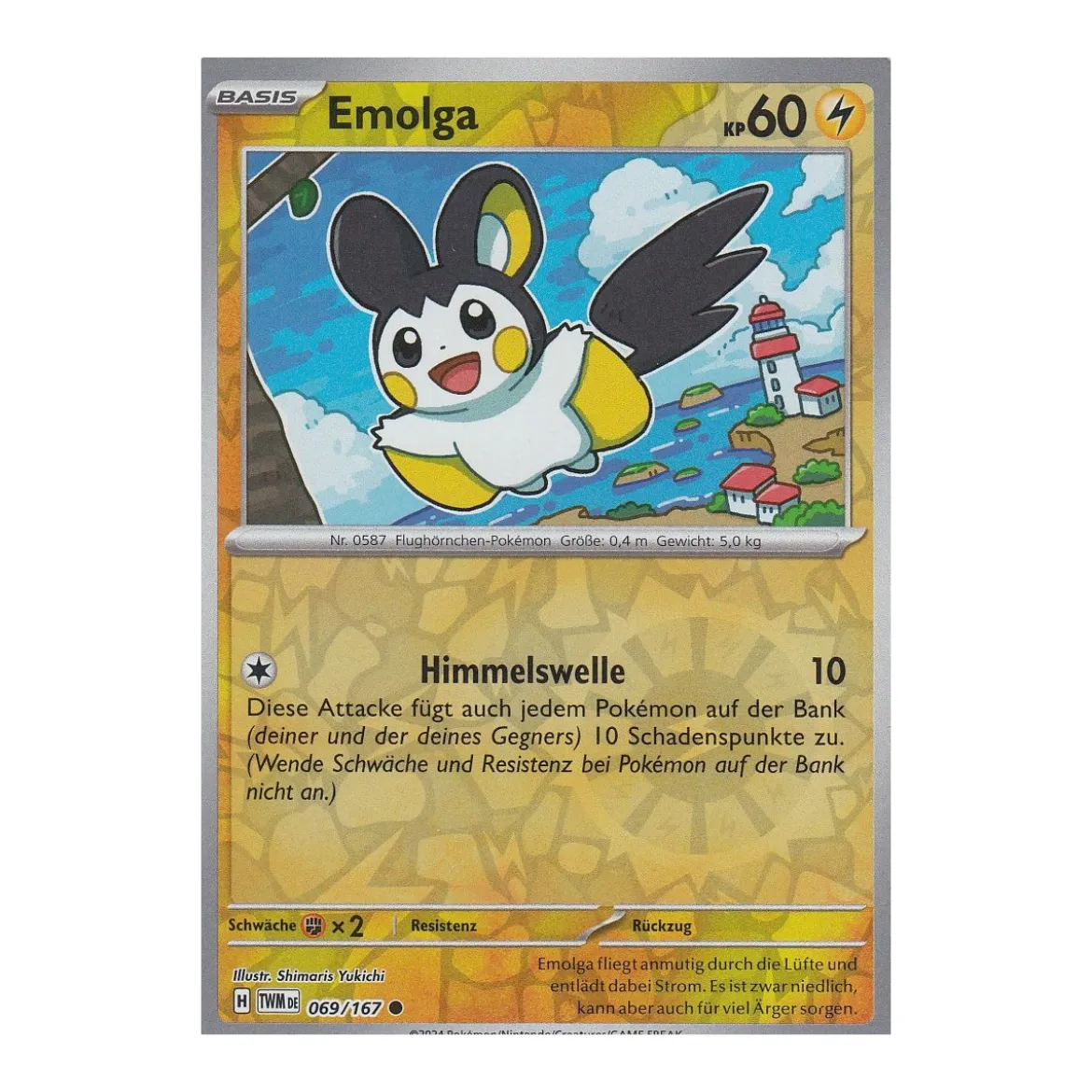 Emolga 069/167 REVERSE HOLO