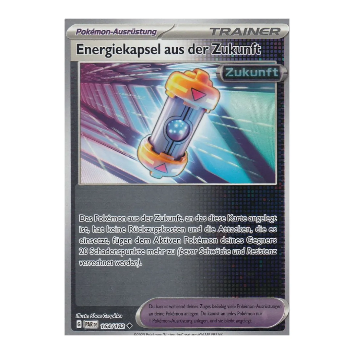 Energiekapsel aus der Zukunft 164/182 REVERSE HOLO
