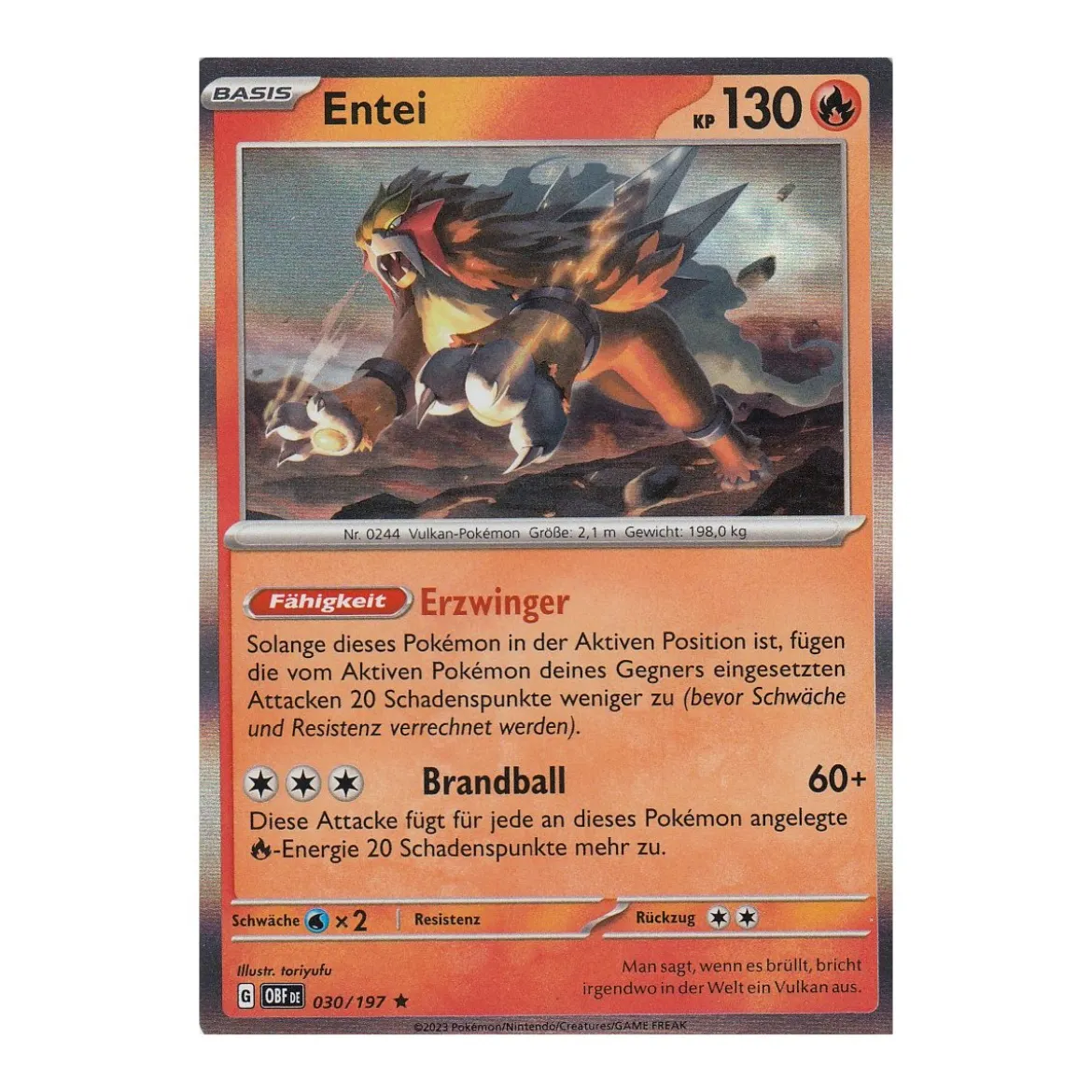 Entei 030/197 Holo