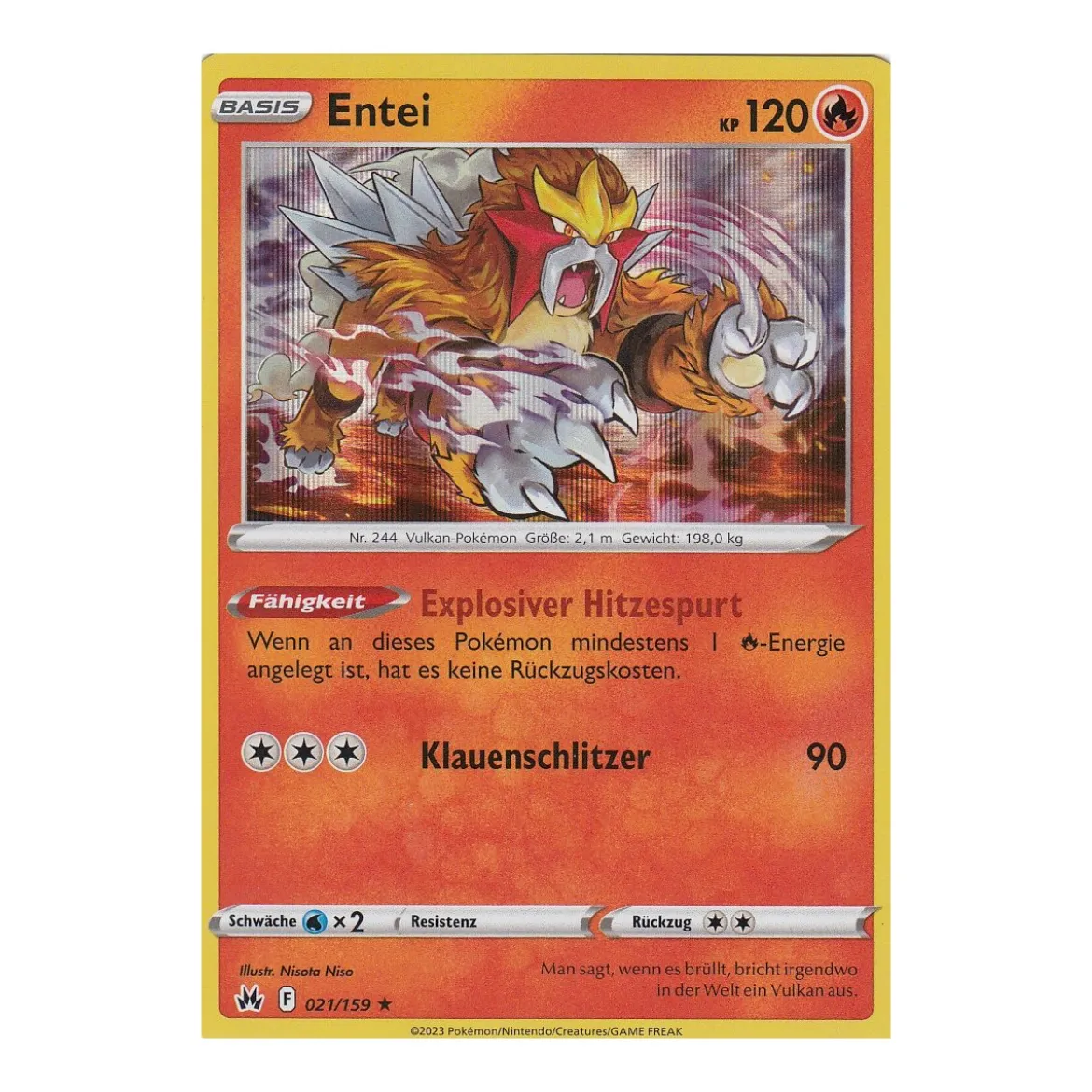 Entei 021/159 HOLO
