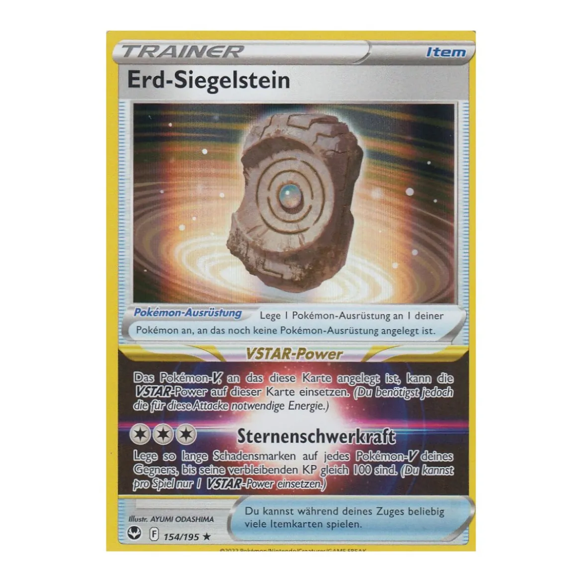 Erd-Siegelstein 154/195 HOLO