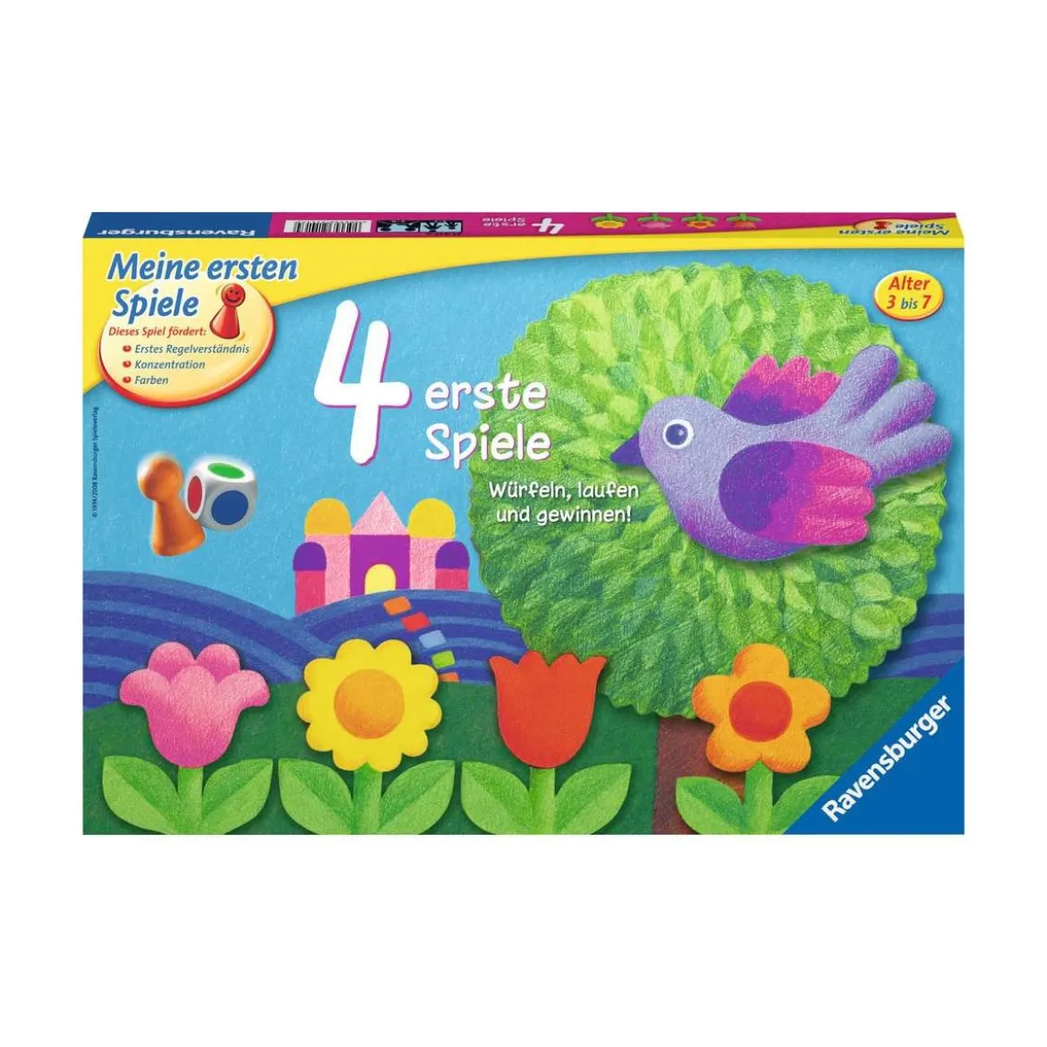 4 erste Spiele - Brettspiele