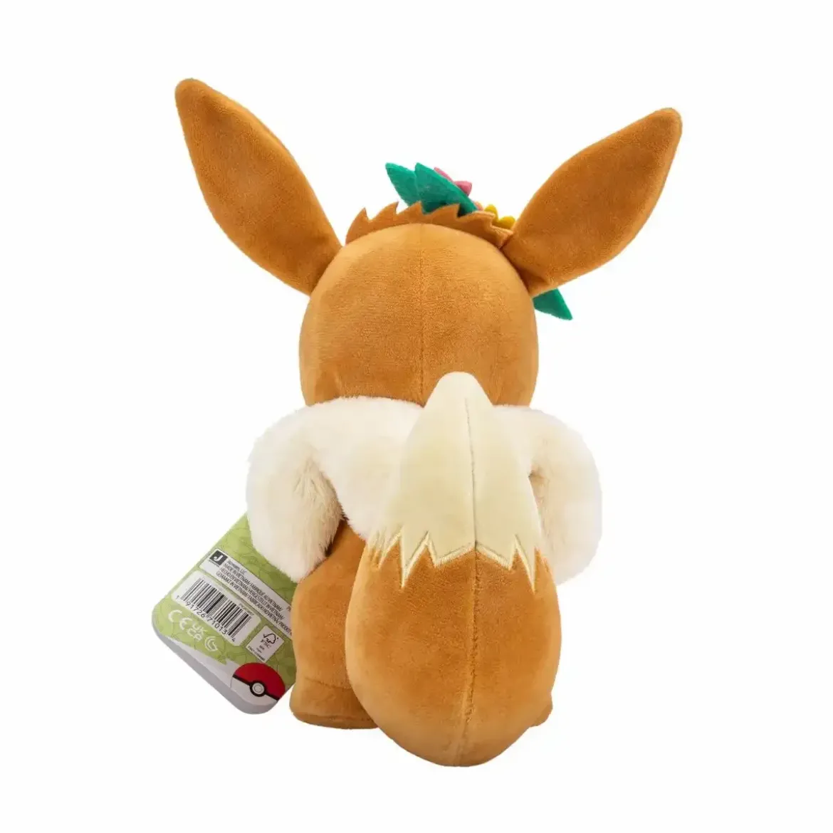 Evoli mit Blumen 22 cm - Pokemon Kuscheltier