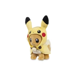 Evoli mit Pikachu Umhang Plüschfigur 17 cm - Pokemon Kuscheltier