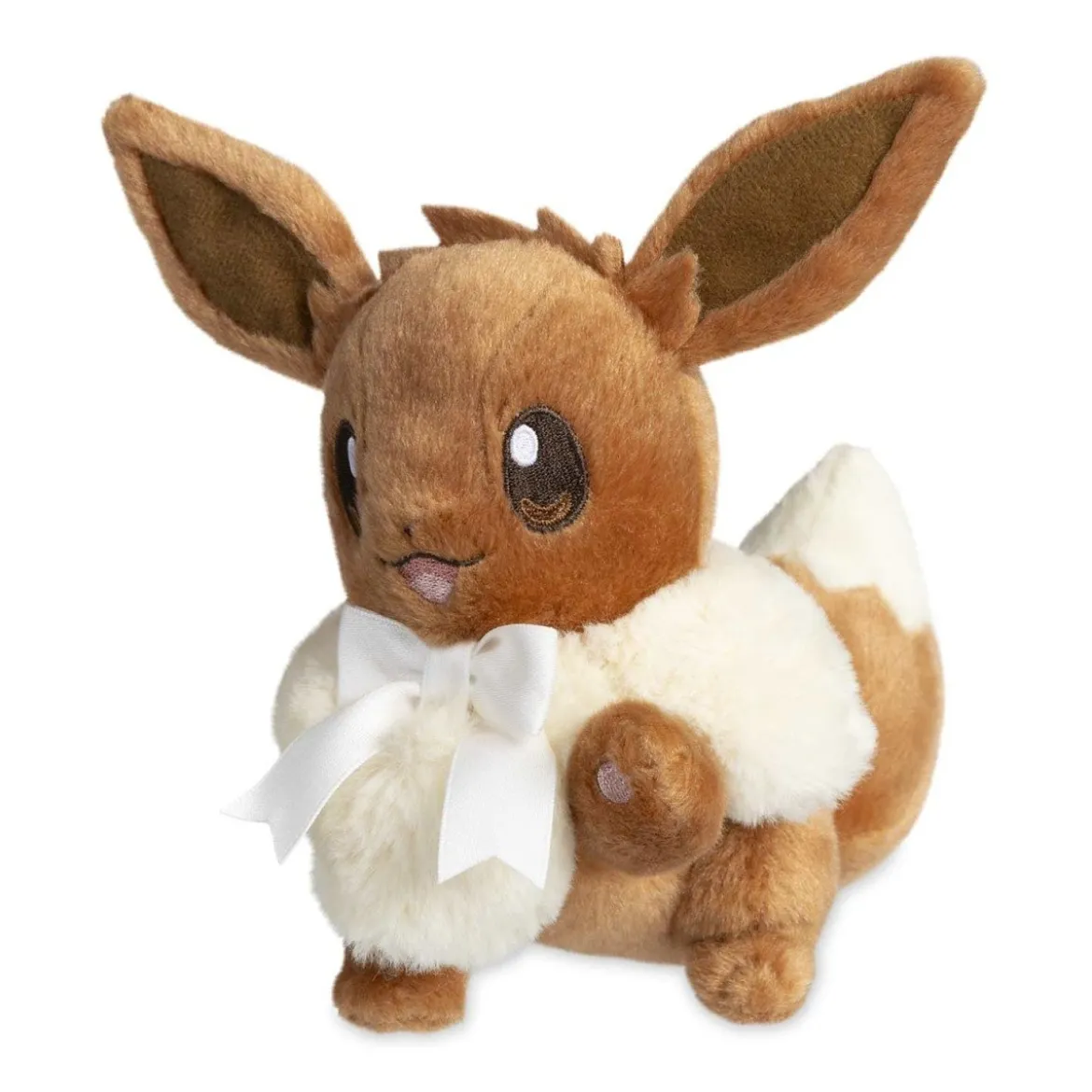 Evoli mit Schleife 14cm - Pokemon Kuscheltier