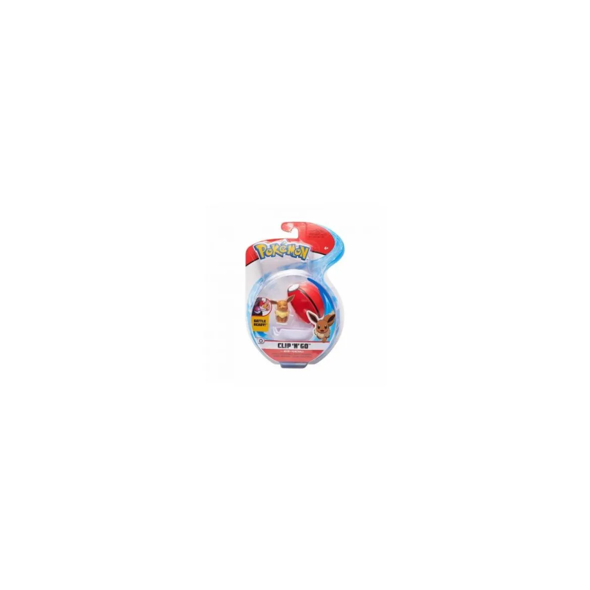 Evoli & Pokeball 5 cm - Pokemon Clip 'N' Go Figuren von WCT