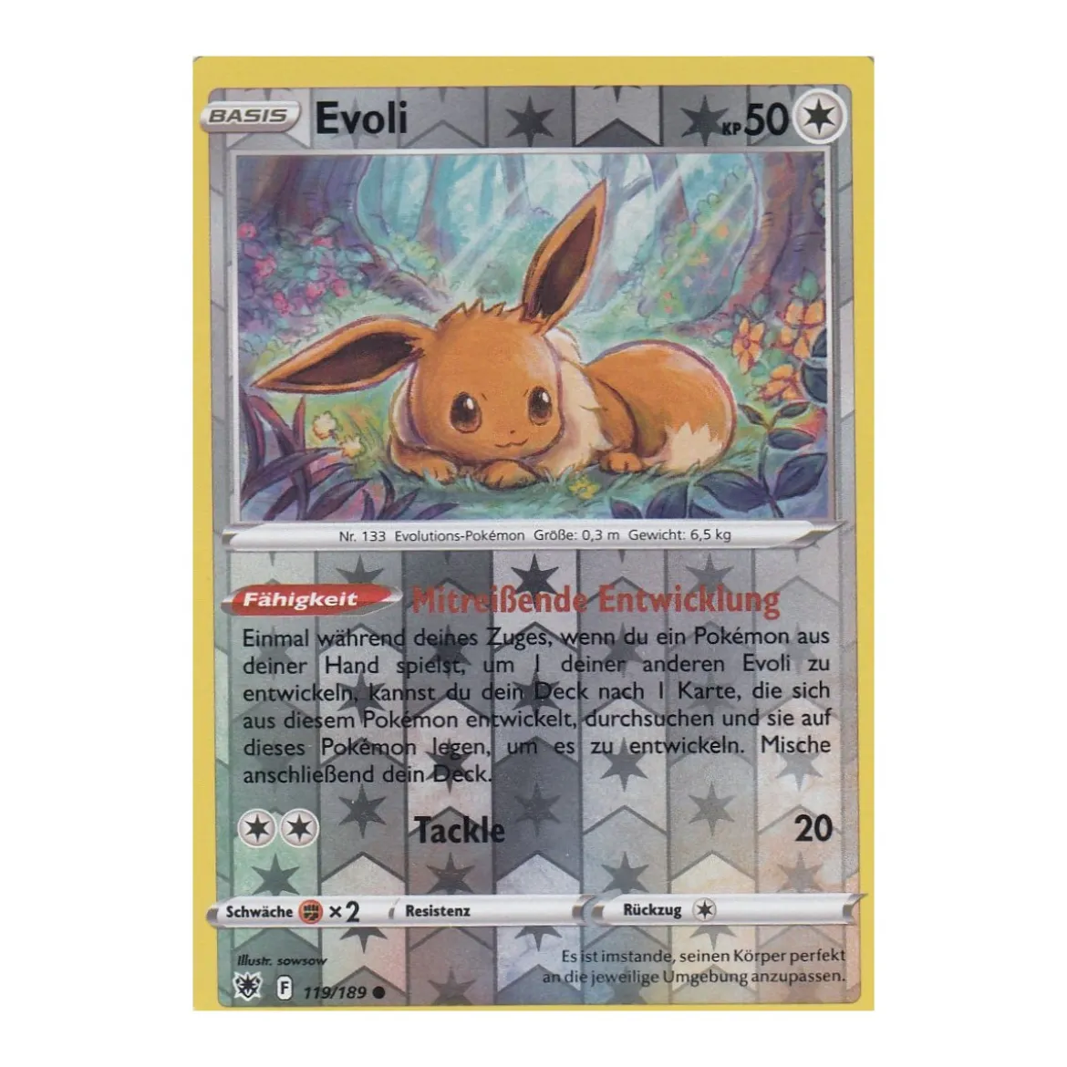 Evoli 119/189 REVERSE HOLO