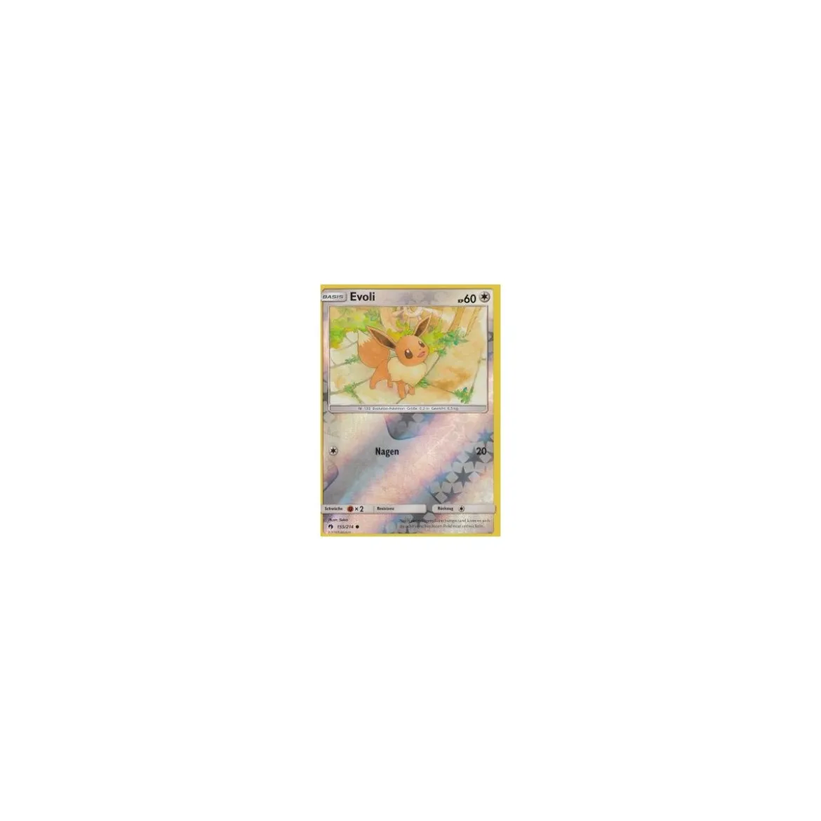 Evoli 155/214 REVERSE HOLO