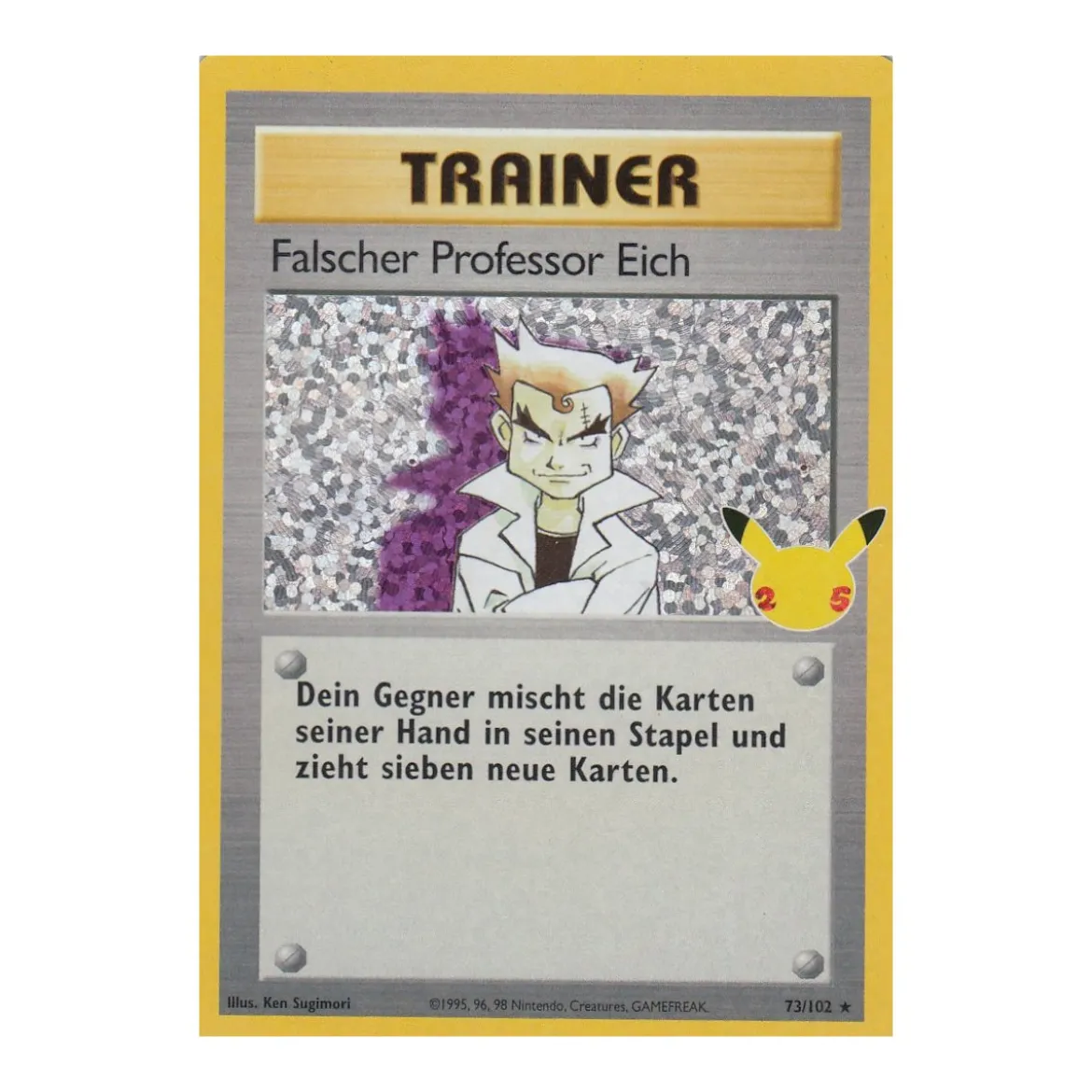 Falscher Professor Eich BS73 HOLO Celebrations