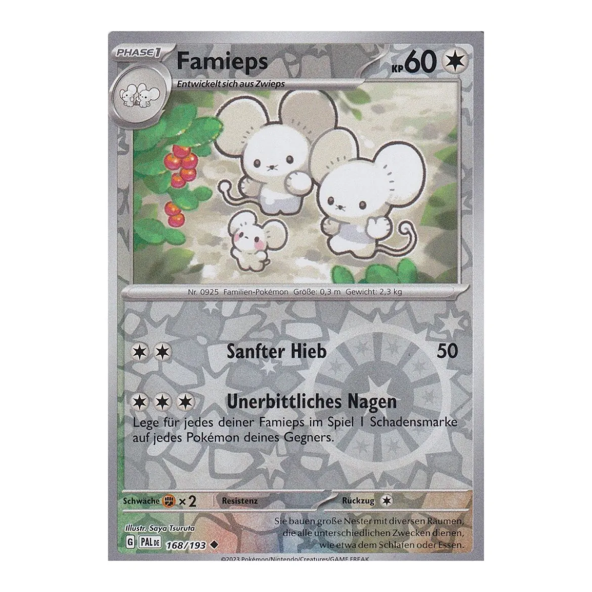 Famieps 168/193 REVERSE HOLO