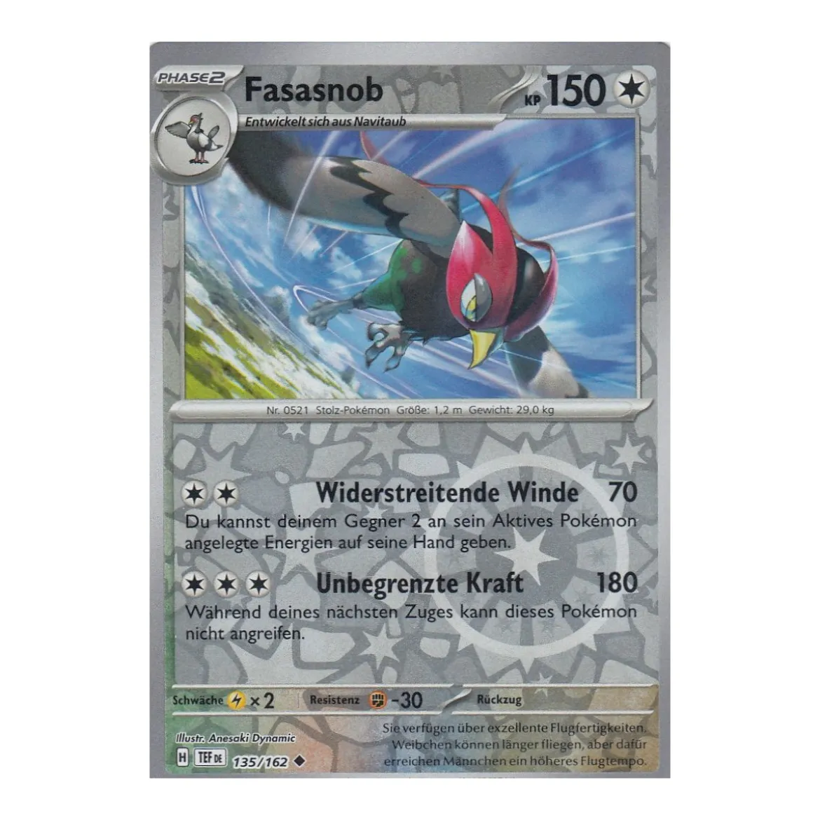 Fasasnob 135/162 REVERSE HOLO