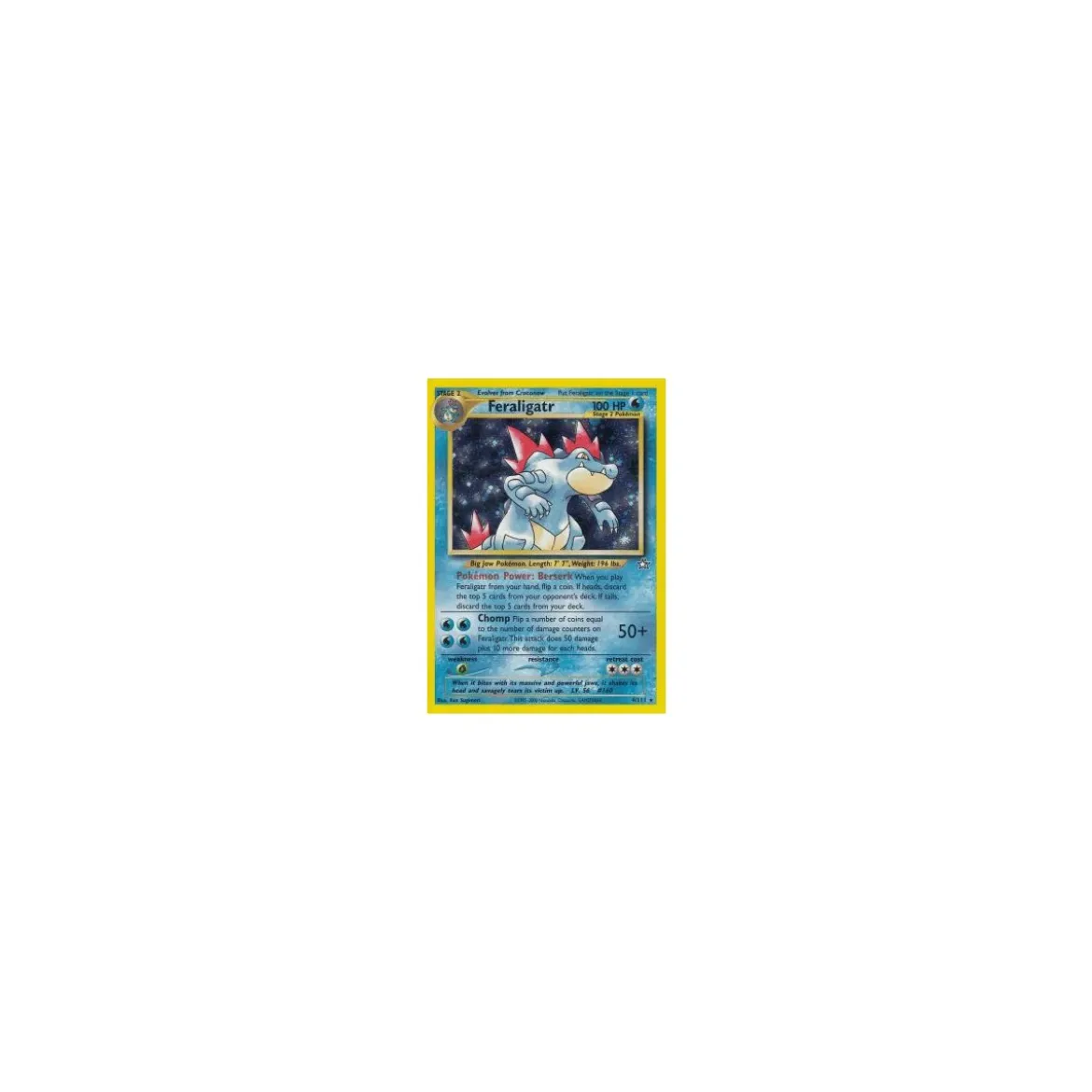 Feraligatr 4/111 HOLO