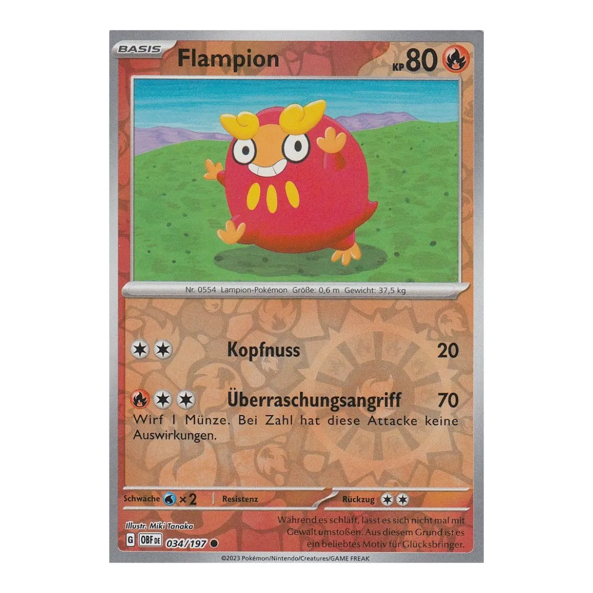 Flampion 034/197 REVERSE HOLO