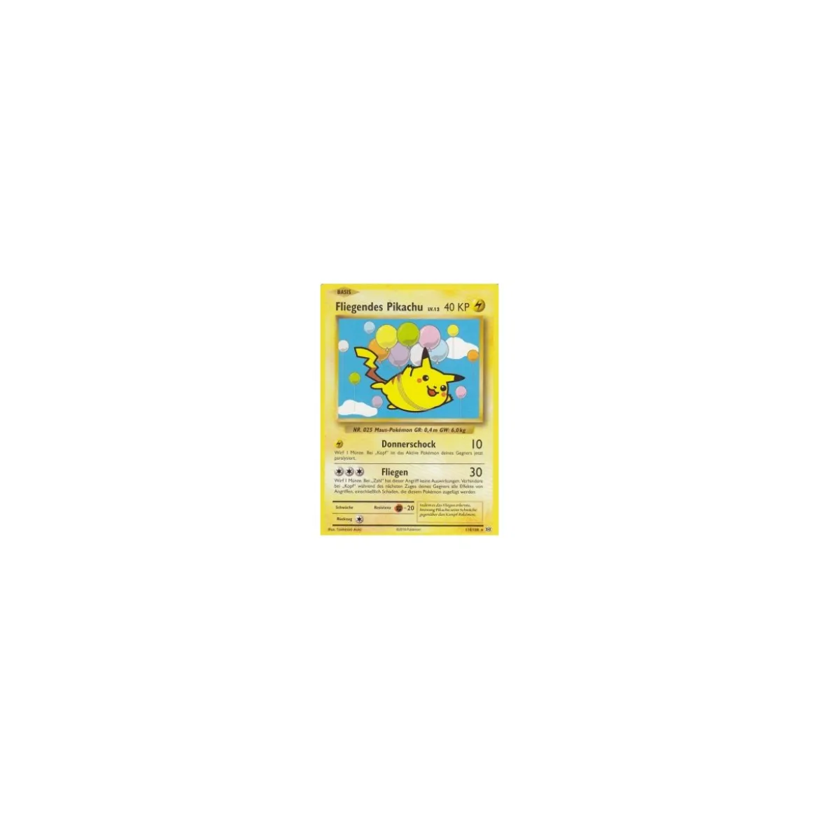 Fliegendes Pikachu 110/108