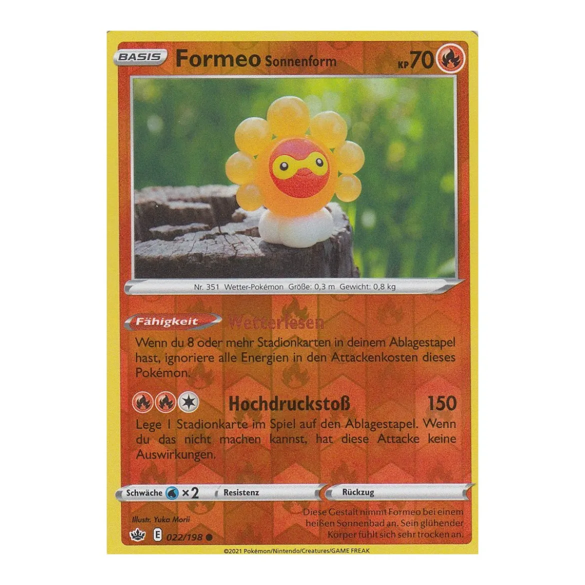 Formeo Sonnenform 022/198 REVERSE HOLO